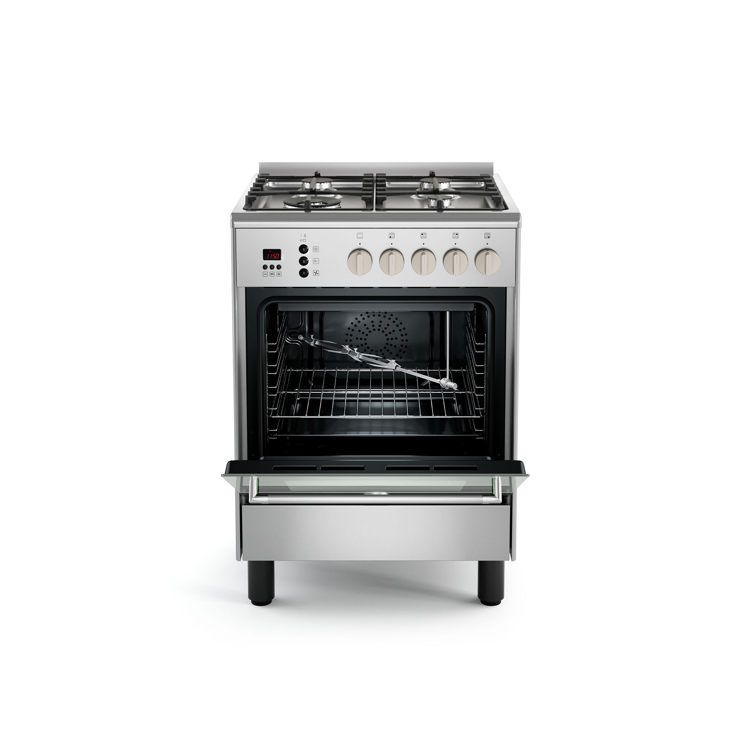 ΚΟΥΖΙΝΑ LA GERMANIA CLS64C81BX | ΦΟΥΡΝΟΣ ΑΕΡΙΟΥ ΜΕ ΑΕΡΑ ΚΑΙ ΓΚΡΙΛ ΑΕΡΙΟΥ | ΕΣΤΙΕΣ ΑΕΡΙΟΥ 5